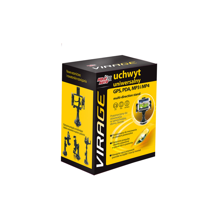 VIRAGE 93-020 Car phone holder with ball joint, windscreen, universal