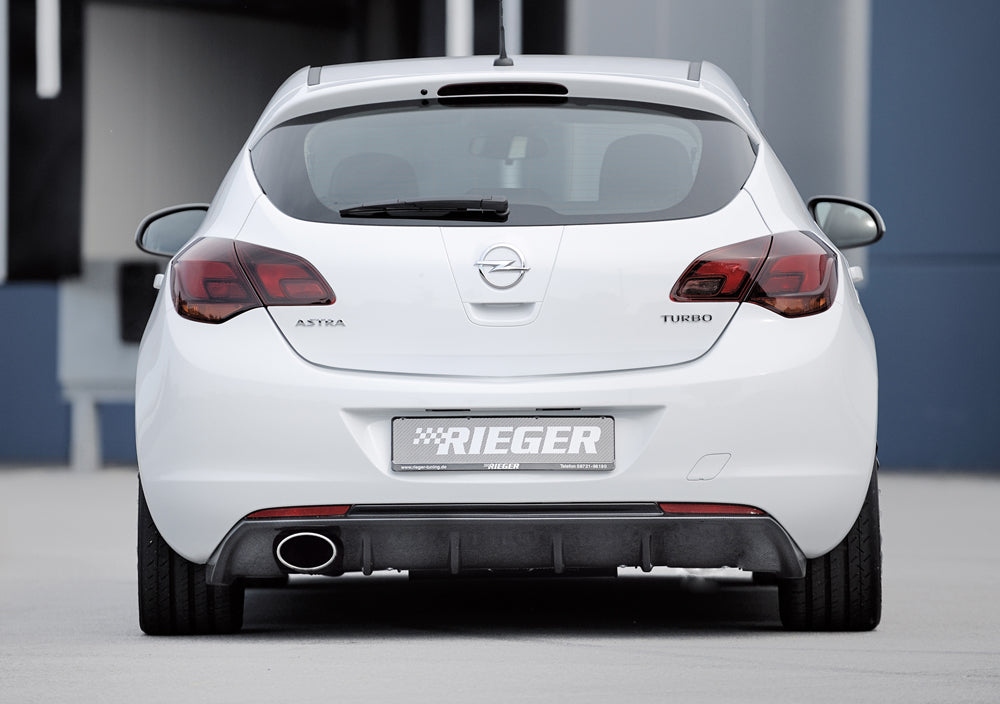 Rieger 00099861 Opel Astra J Rear Diffuser for Sport Tailpipe Left - Carbon-Look