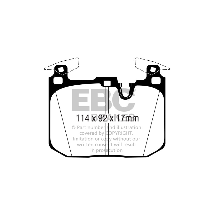 EBC PLK1970 BMW F87 Yellowstuff Pads and Brake Line Performance Pack - Brembo Caliper (Inc. M2 & M2 Competition) 2 | Duco Car Parts UK Car Parts