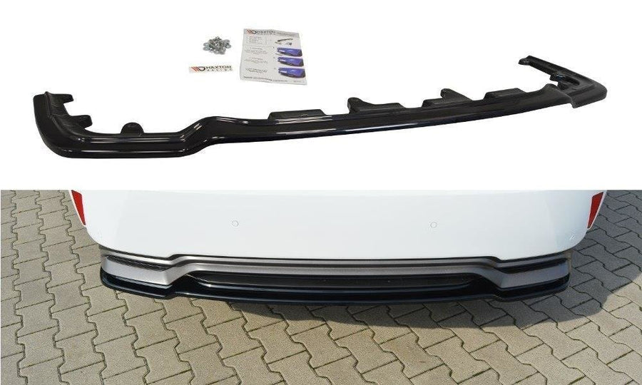 Maxton Design LE-RX-4-H-RD1T Central Rear Splitter (without vertical bars) Lexus RX MK4 H | Duco Car Parts UK Car Parts