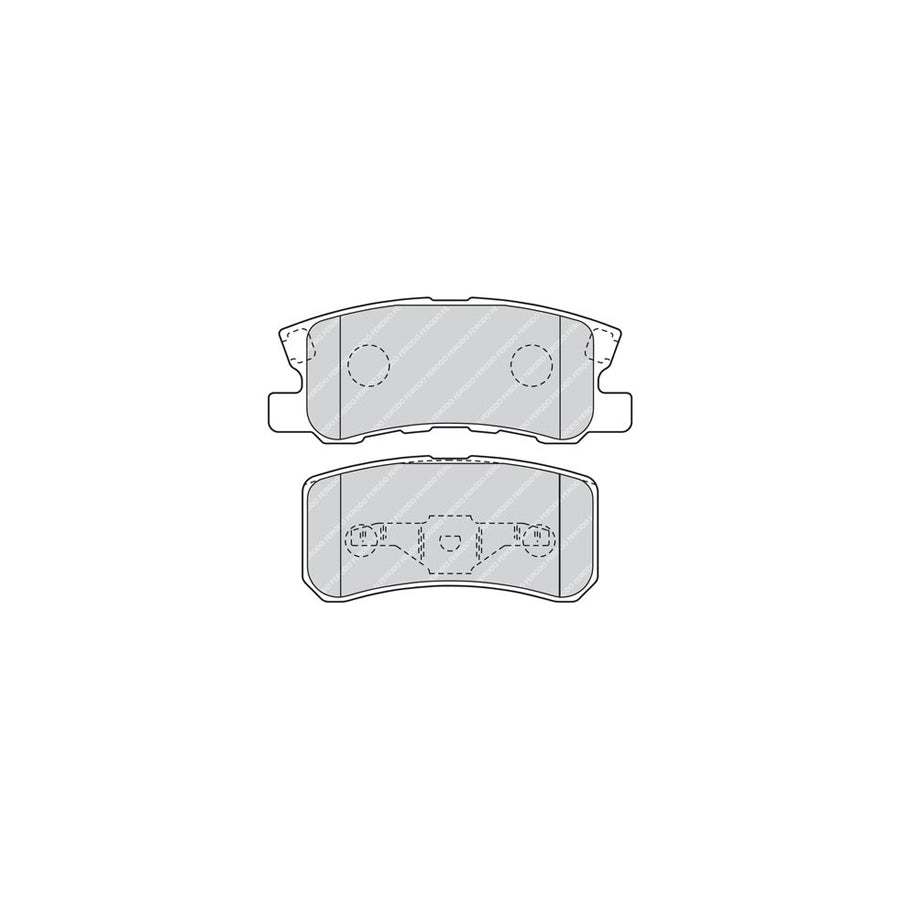 Ferodo Premier Fdb1604 Brake Pad Set Prepared For Wear Indicator With Piston Clip Without Accessories