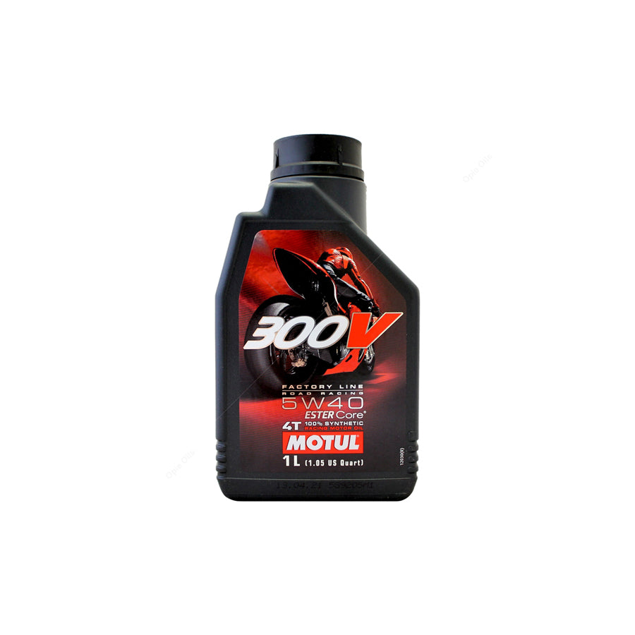 Motul 300V 4T Factory Line 5w-40 Double Ester Synthetic Racing Motorcycle Engine Oil 1l