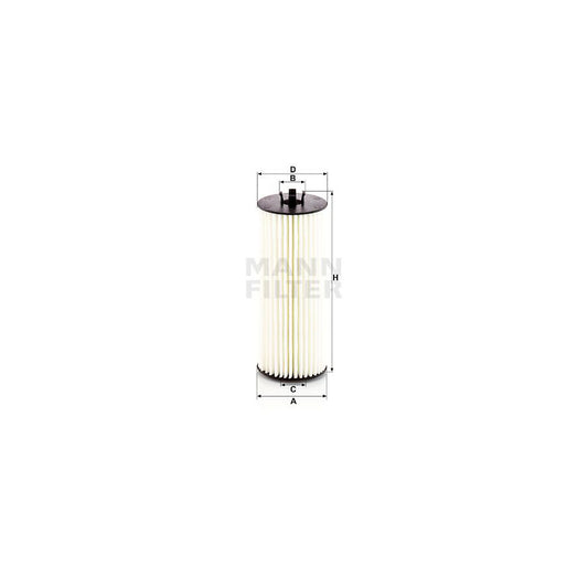 MANN-FILTER HU 6008/1 z Oil Filter with seal, Filter Insert