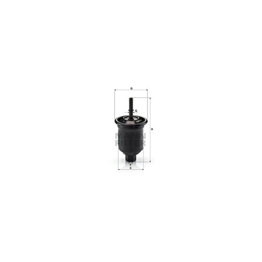 MANN-FILTER WK 68/83 Fuel filter for MITSUBISHI GALANT In-Line Filter