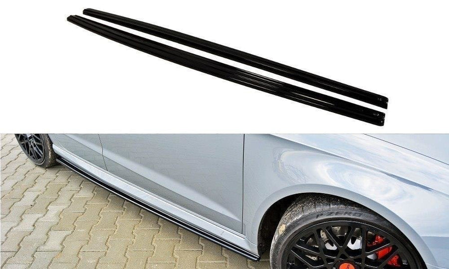 Maxton Design AU-RS3-8V-SD1T Side Skirts Diffusers Audi RS3 8V Sportback | Duco Car Parts UK Car Parts