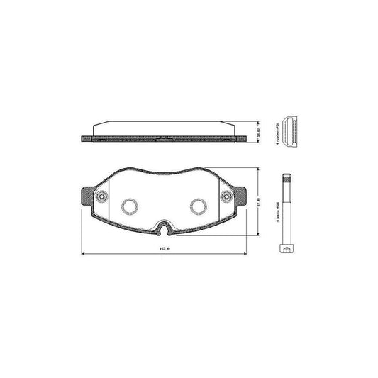 Bosch 0986Tb2948 Brake Pad Set Excl Wear Warning Contact With Bolts With Accessories