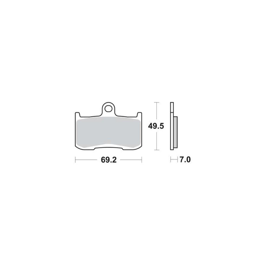 TRW Sinter Street Mcb737Sv Brake Pad Set