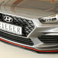 Rieger 00088163 Hyundai Front Splitter (i30 N-Performance & i30 N) - Glossy Black