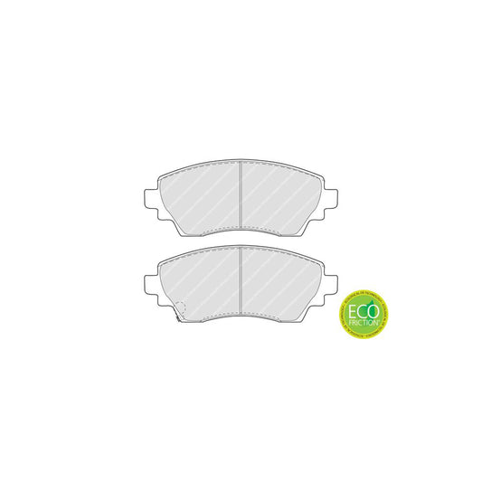 Ferodo Premier Eco Friction Fdb1391 Brake Pad Set For Toyota Corolla With Acoustic Wear Warning Without Accessories