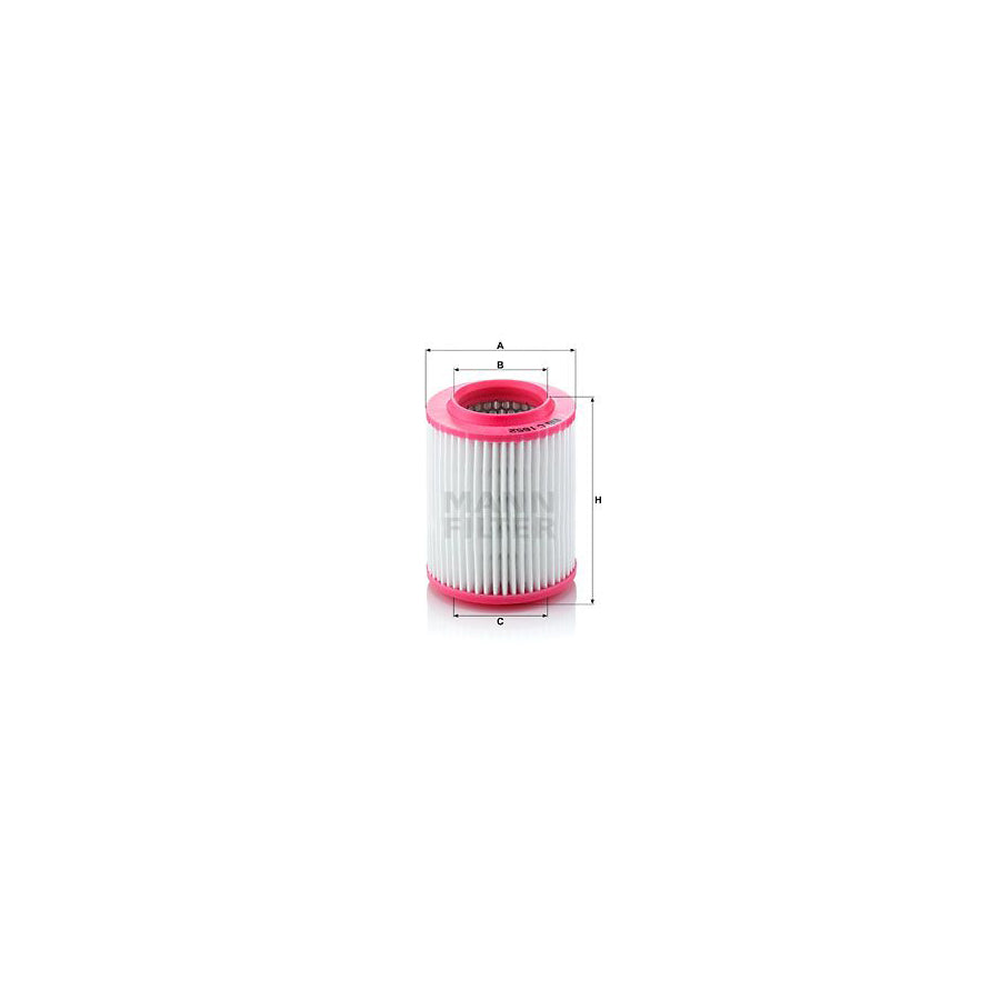 MANN-FILTER C 1652 Air Filter for AUDI A8 D3 (4E2, 4E8) Filter Insert