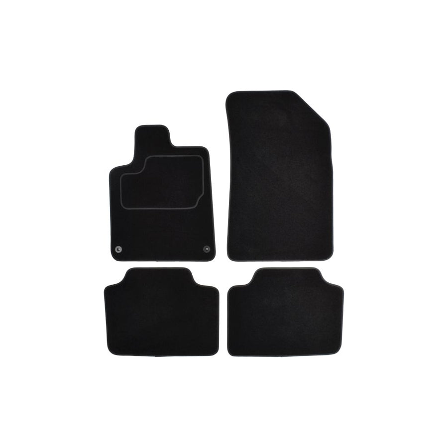 MAMMOOTH A041 CIT145 PRM 01 Floor mat set for CITRO??? C5 Textile, Front and Rear, Quantity: 4, Black