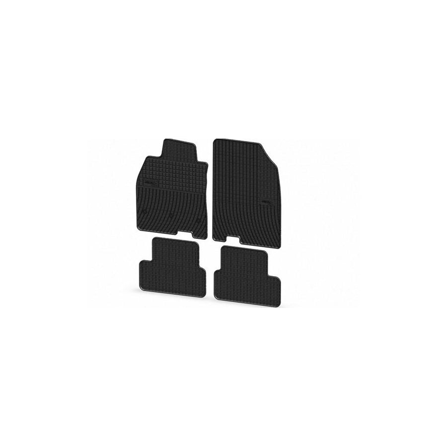 FROGUM 0755 Floor mat set for RENAULT Fluence (L3_) Elastomer, Front and Rear, Quantity: 4, Black