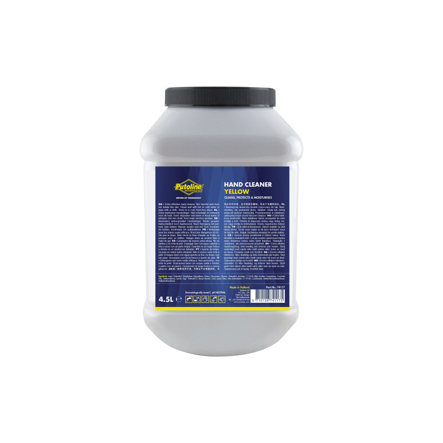 PUTOLINE HAND CLEANER, YELLOW 74117 Hand cleaner Tin, Capacity: 4.5l