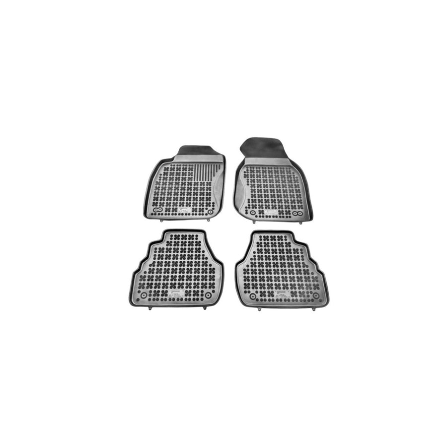 REZAW PLAST Tailored 200304 Floor mat set for AUDI A6 Elastomer, Front and Rear, Quantity: 4, Black