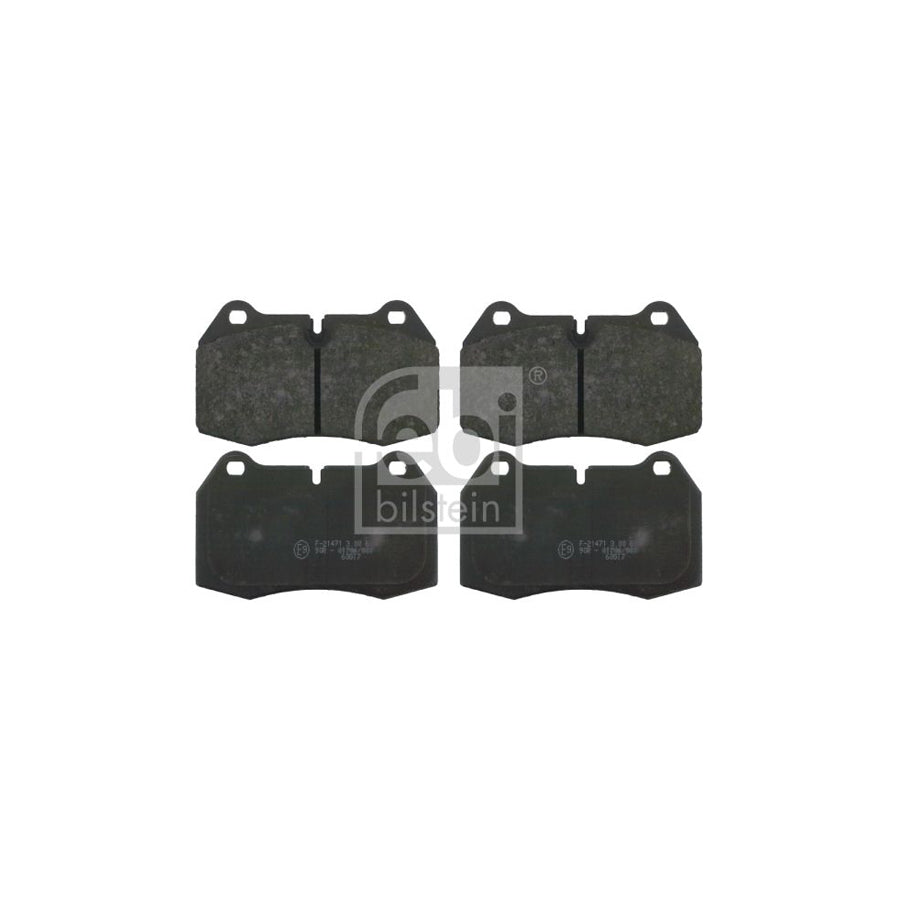 Febi Bilstein 16109 Brake Pad Set Front Axle Prepared For Wear Indicator