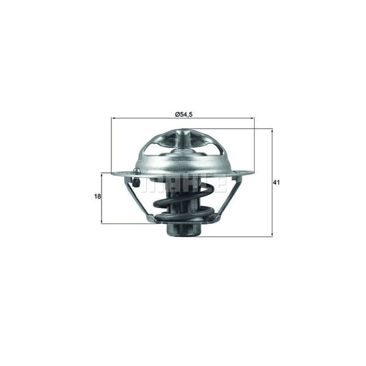 MAHLE ORIGINAL TX 162 82D Engine thermostat Opening Temperature: 82°C, with seal