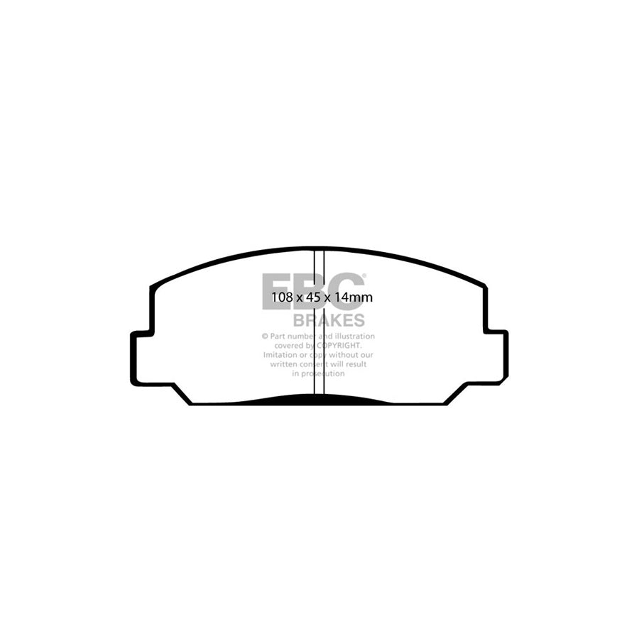 EBC DP281 Honda Accord Ultimax Front Brake Pads 2 | Duco Car Parts UK Car Parts