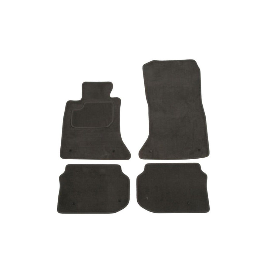 MAMMOOTH A041 BM180 PRM 02 Floor mat set for BMW 5 Saloon (F10) Textile, Front and Rear, Quantity: 4, Grey