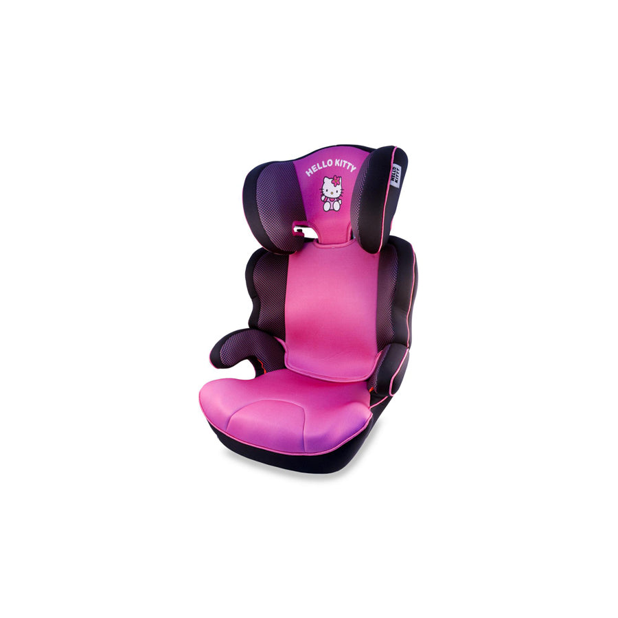 HELLO KITTY KIT4046 Child car seat without Isofix, Group 2/3, 15-36 kg, without seat harness, Black, Light pink