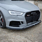 Maxton Design Audi RS3 8V FL Sedan Front Splitter V.2