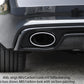Rieger 00099126 Audi B8 B81 Rear Diffuser (A5 & S5) - Carbon-Look