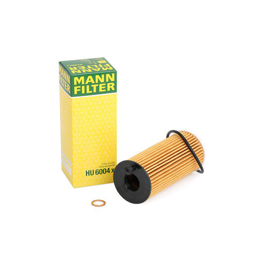 MANN-FILTER HU 6004 x Oil Filter with seal, Filter Insert