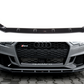 Maxton Design AU-RS3-8VF-S-FD1T Front Splitter V.1 Audi RS3 8V FL Sedan | Duco Car Parts UK Car Parts