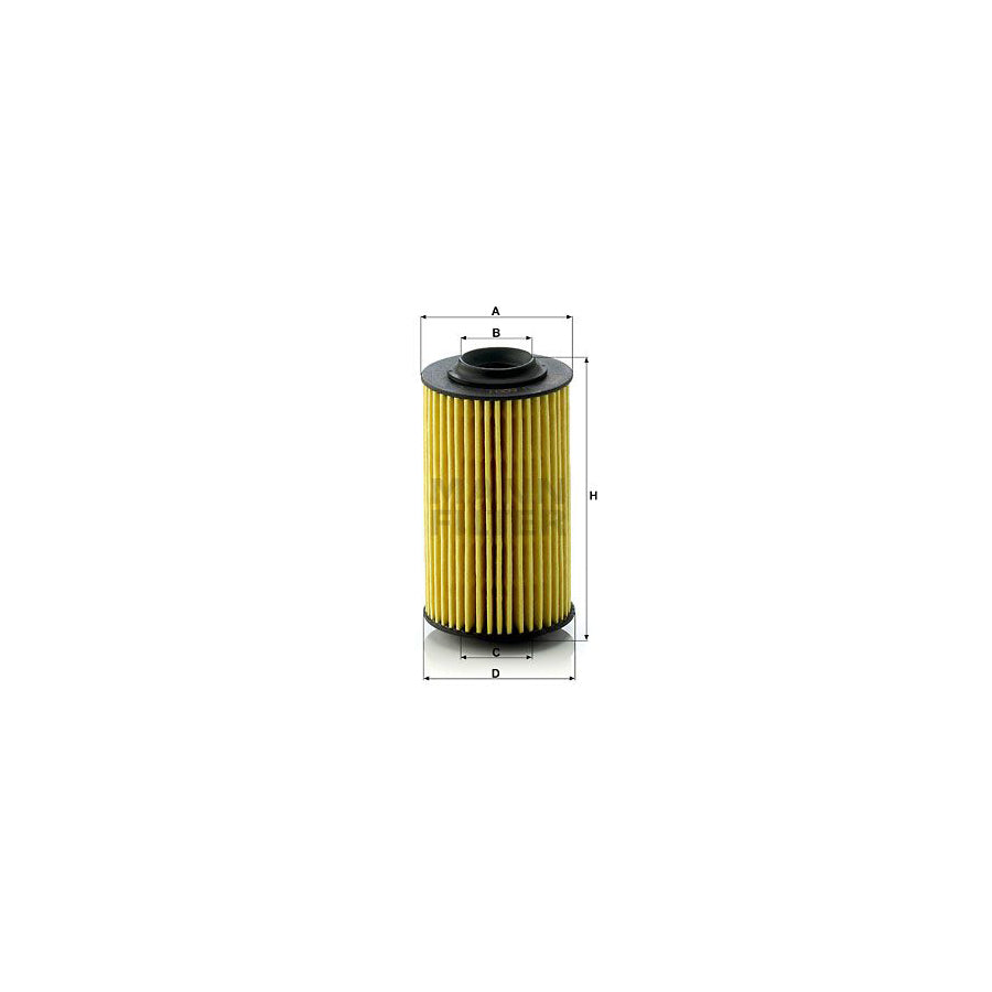 MANN-FILTER HU 6001 Oil Filter Filter Insert