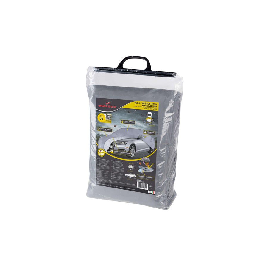WALSER All Weather Premium 31051 Car cover 6 180x482 cm, Grey