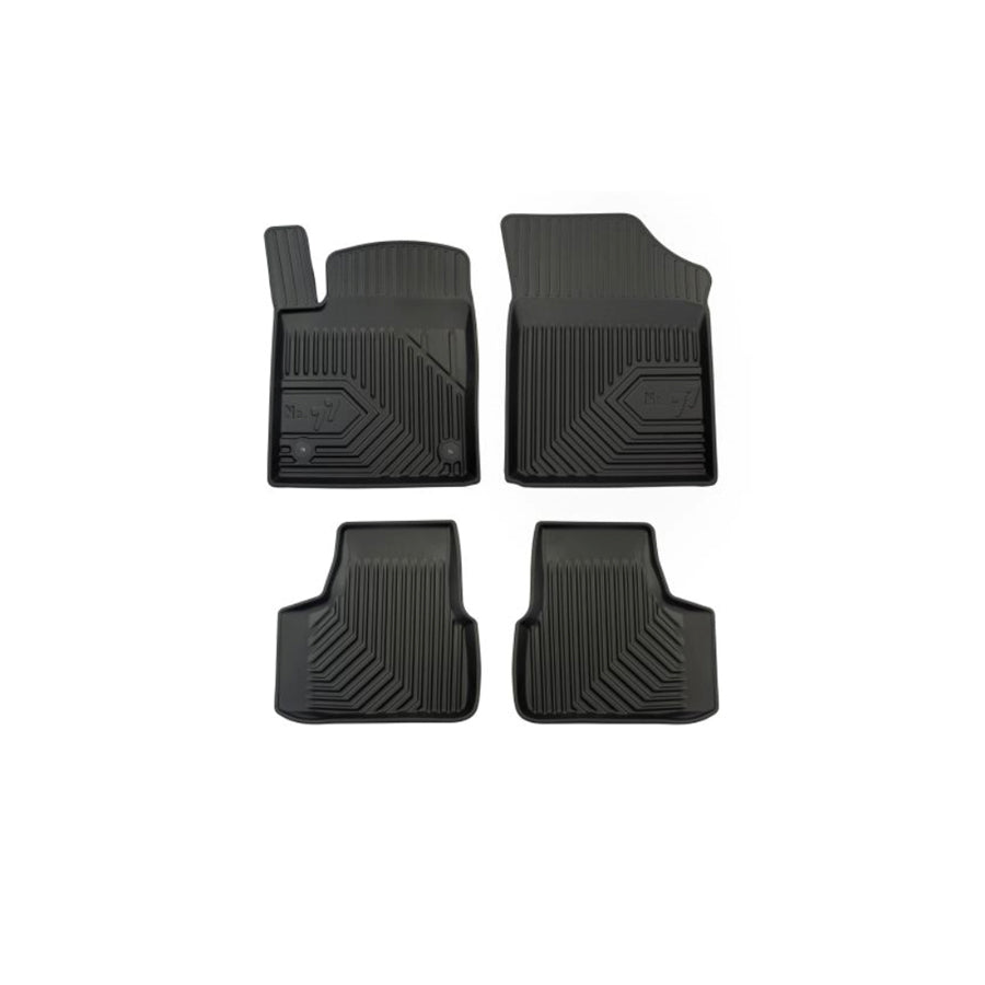 FROGUM Tailored 77407176 Floor mat set Elastomer, Front and Rear, Quantity: 4, Black, (LHD)