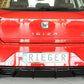 Rieger 00088166 SEAT KJ Rear Diffuser (Ibiza FR & Ibiza) - Glossy Black