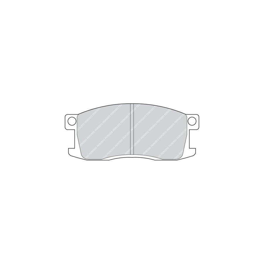 Ferodo Premier Fdb198 Brake Pad Set Not Prepared For Wear Indicator