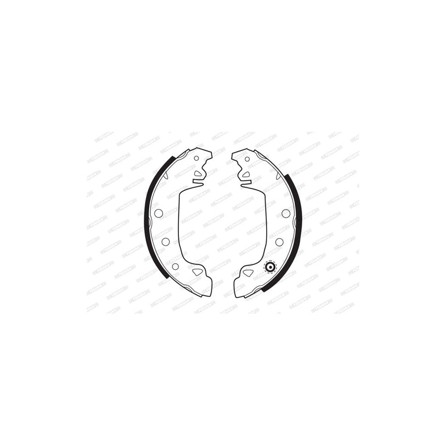 FERODO PREMIER FSB209 Brake Shoe Set for ALFA ROMEO 33