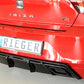 Rieger 00088166 SEAT KJ Rear Diffuser (Ibiza FR & Ibiza) - Glossy Black