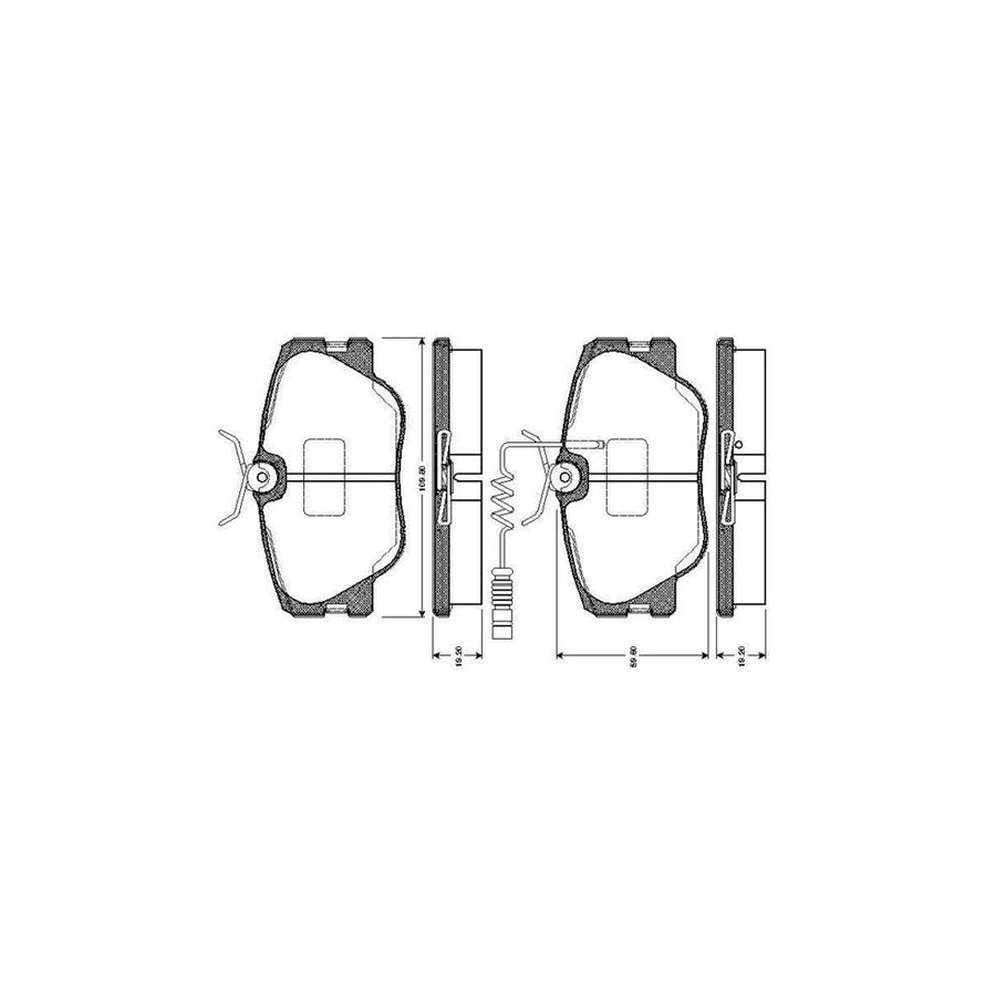 Bosch 0986Tb2099 Brake Pad Set Incl Wear Warning Contact With Bolts With Accessories