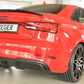 Rieger 00056824 Audi 8V A3 Rear Diffuser for Twin Tailpipe Left -  Matte Black