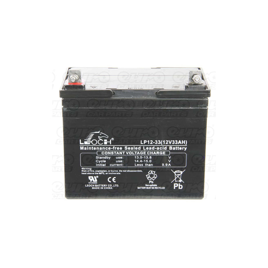Leoch VRLA Sealed Battery - 12V 33Ah