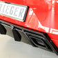 Rieger 00088166 SEAT KJ Rear Diffuser (Ibiza FR & Ibiza) - Glossy Black