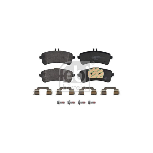 Febi Bilstein 176871 Brake Pad Set Rear Axle Prepared For Wear Indicator With Attachment Material