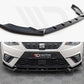 Maxton Design SE-IB-5-FD1T Front Splitter V.1 Seat Ibiza MK5 (2017-2021) | Duco Car Parts UK Car Parts