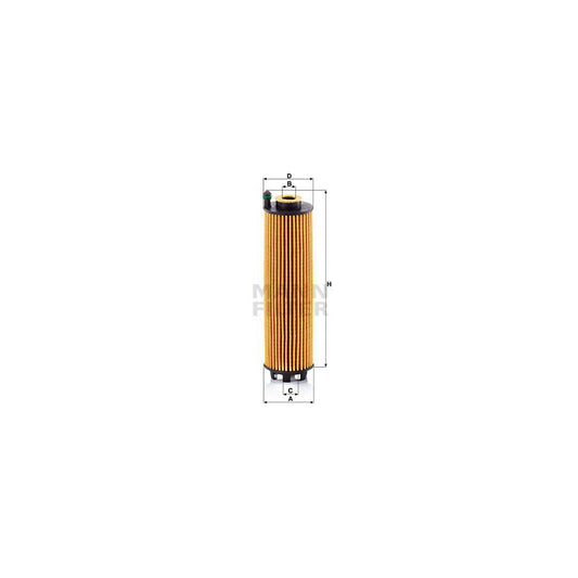 MANN-FILTER HU 6028 z Oil Filter with seal, Filter Insert