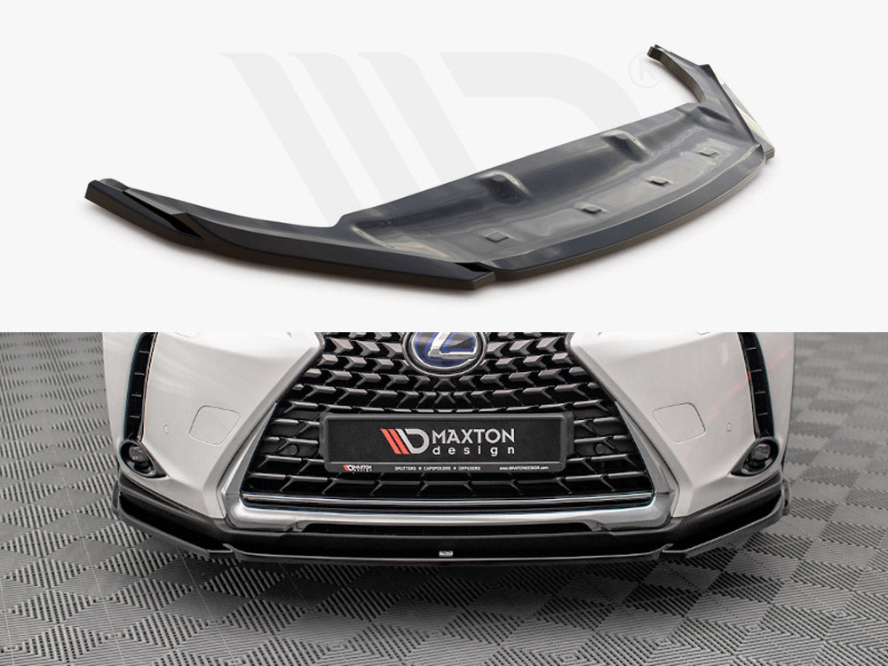 Maxton Design LE-UX-1-FD1T Front Splitter Lexus Ux MK1 (2018-) | Duco Car Parts UK Car Parts