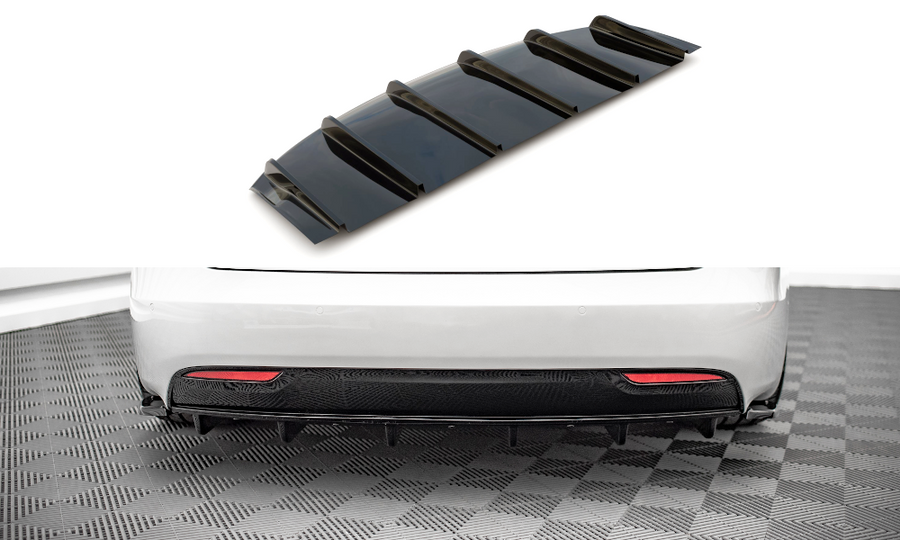Maxton Design TE-MODELS-1F-RS1T Rear Valance Tesla Model S (Facelift) | Duco Car Parts UK Car Parts