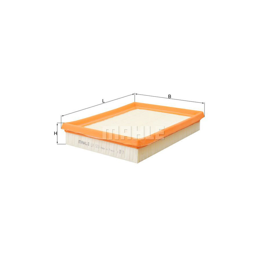 MAHLE ORIGINAL LX 523 Air Filter Filter Insert