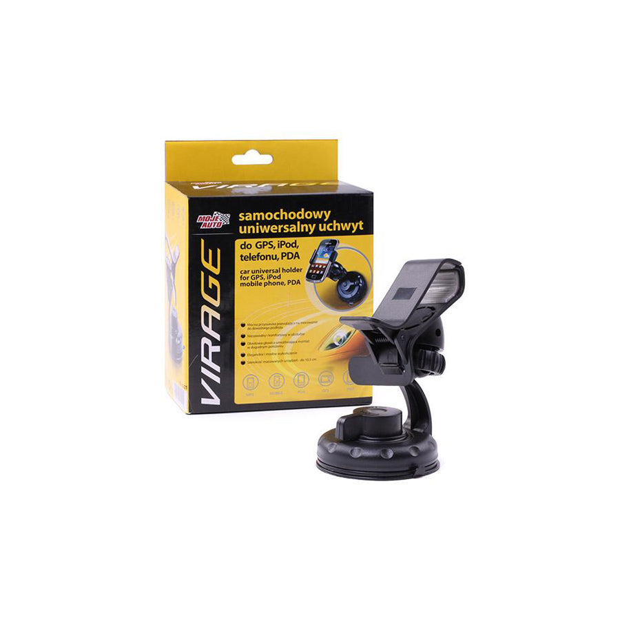 VIRAGE 93-021 Car phone holder 10,5 mm, with ball joint, windscreen, universal