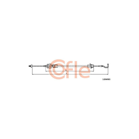 COFLE 413.22 Throttle Cable | Duco Car Parts UK Car Parts
