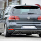 Rieger 00099139 VW Mk6 Golf GTD Rear Diffuser for Twin Tailpipe Left & Right - Carbon-Look