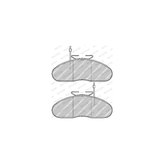 Ferodo Premier Fvr792 Brake Pad Set Incl Wear Warning Contact Without Accessories