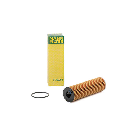 MANN-FILTER HU 6020 z Oil Filter with seal, Filter Insert