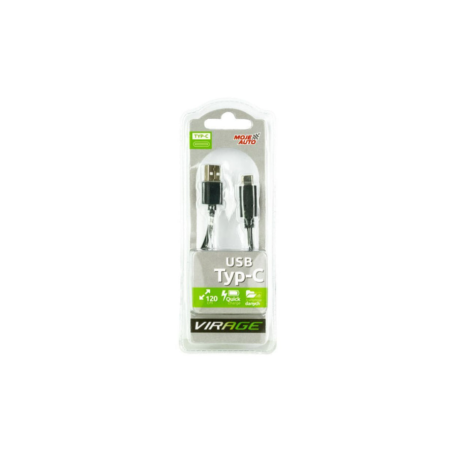 VIRAGE 93-103 USB charge cable Black, Blister Pack